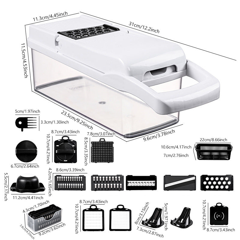Cutlio™ Multi-Function Vegetable Chopper with Container
