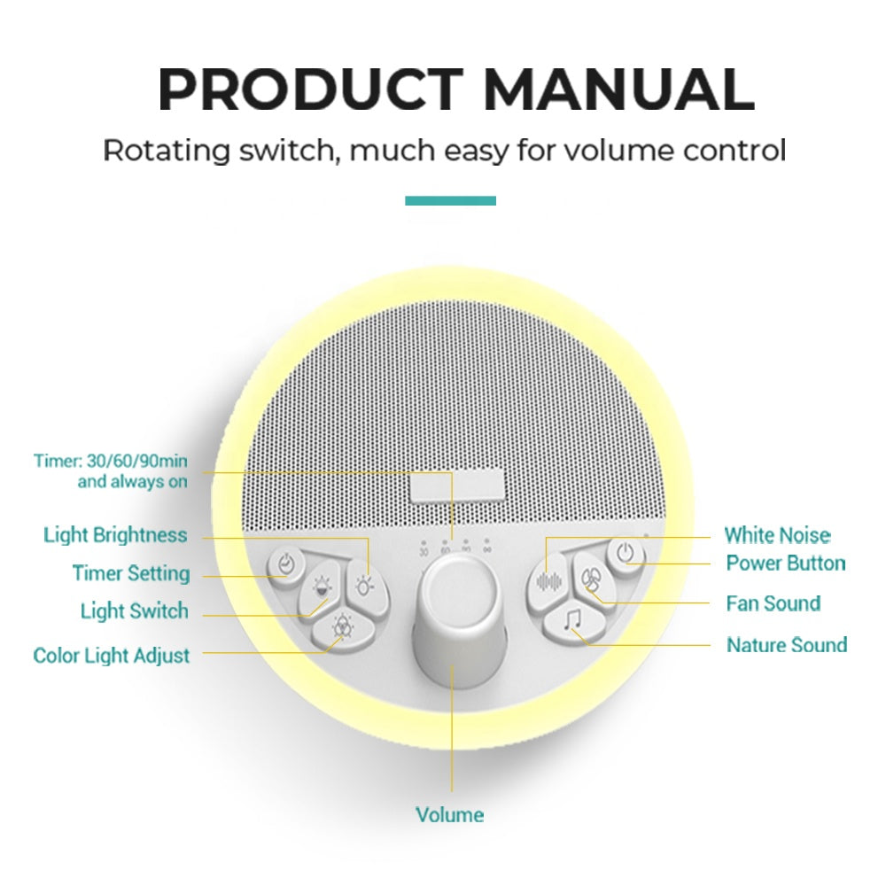 WOMBLY™ – Sleep Sound Machine for Babies & Parents
